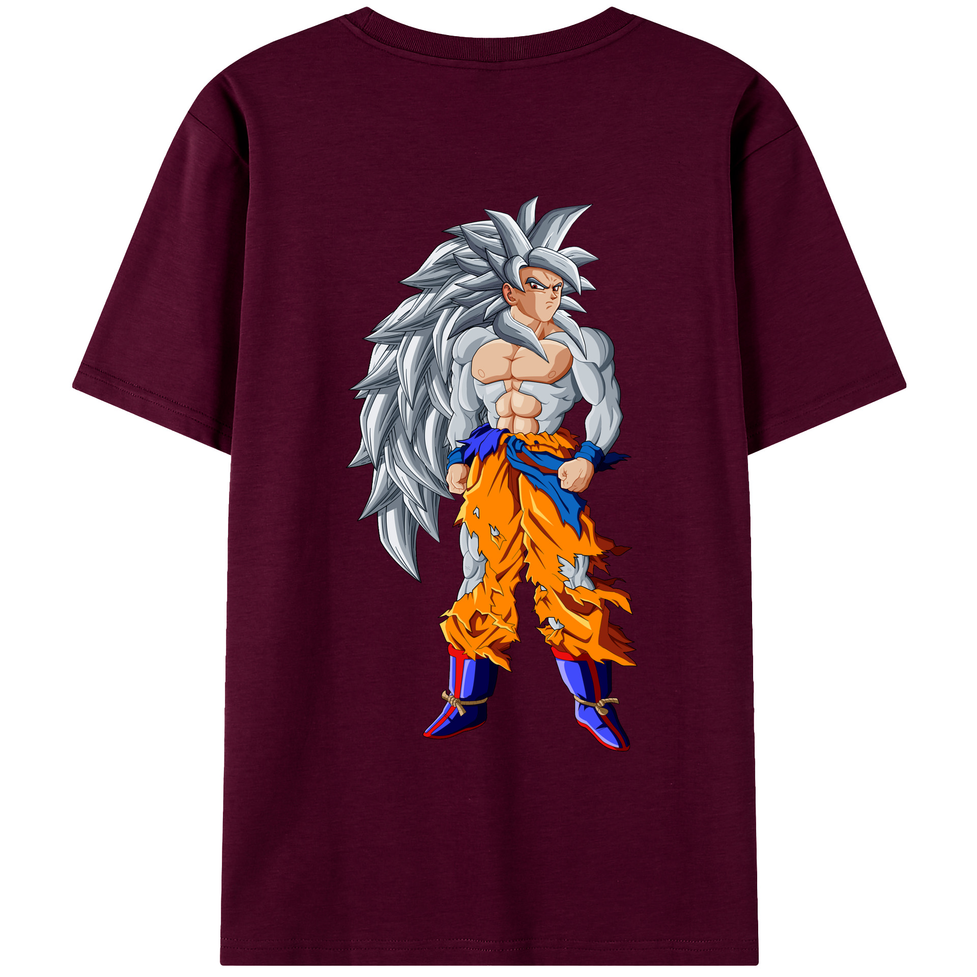 （画像用） ドラゴンボール 孫悟空（そん ごくう）Son Goku カカロット DRAGON BALL Kakarotto レディース半袖Tシャツ(バックプリント)